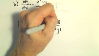 Solving a Separable Differential Equation, Another Example #2
