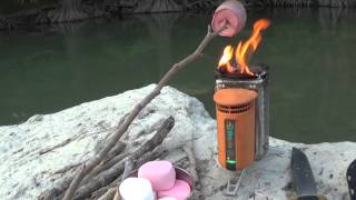 S'mores with Biolite Stove by the River