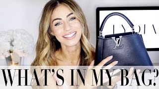 LOUIS VUITTON CAPUCINES BB | WHAT'S IN MY BAG \u0026 FULL REVIEW | Lydia Elise Millen