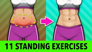 11 Best Standing Belly Fat Burn Exercises