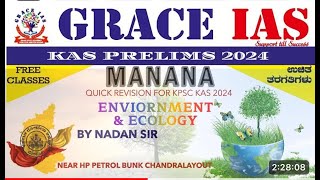 Environment and Ecology Classes Part 1 by Nandan sir at Grace Ias