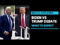 Everything you need to know about the Joe Biden vs Donald Trump presidential debate | ABC News