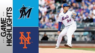 Mets Beat Marlins in Senga's Citi Field Debut