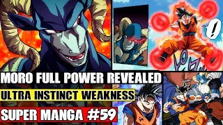 MOROS FULL POWER REVEALED! Merus Explains Gokus Training Dragon Ball Super Manga Chapter 59 Spoilers