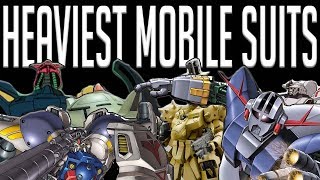 Heaviest Mobile Suits in Gundam Universal Century