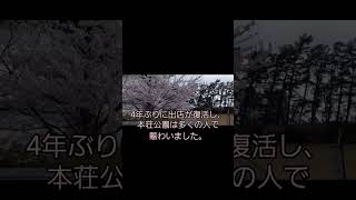 本荘桜まつりの様子を紹介～ #秋田 #由利本荘市 #桜まつり #花見 #本荘公園