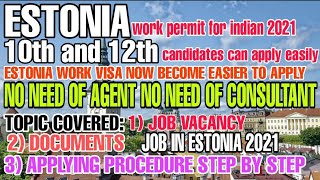 Estonia work permit Estonia work permit visa Estonia work permit visa for indian Estonia work visa