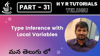 P31 - Type Inference with local variables in Java | Core Java | Java Programming |
