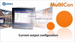 MultiCon CMC Built-in outputs – Current output configuration