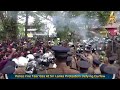 Police Fire Tear Gas At Sri Lanka Protesters Defying Curfew