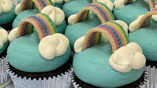 Easy Rainbow Cupcakes