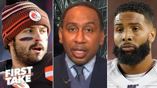 Stephen A. blames Baker Mayfield for Odell Beckham’s drop-off year with the Browns | First Take