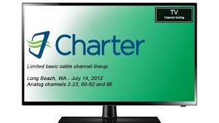 TV Channel Surfing: Charter Communications Limited Basic, Long Beach, WA [2012]
