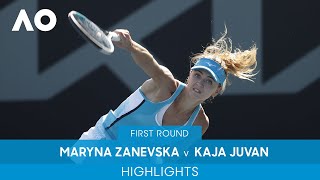 Maryna Zanevska v Kaja Juvan Highlights (1R) | Australian Open 2022
