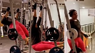 Actress Pragathi Latest Workout Video | Pragathi Latest Videos | Pragathi Aunty Latest Workout