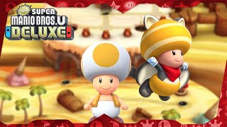 New Super Mario Bros. U Deluxe ᴴᴰ | World 2 (All Star Coins) Solo Toad