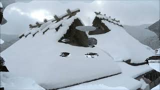 美山茅葺の里雪景色