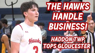 Haddon Twp. 50 Gloucester 42 | Boys Basketball | Hawks Tame the Lions on the Road!