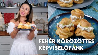 Fehér körözöttes képviselőfánk, ahogy Megyeri Csilla készíti | Mindmegette.hu