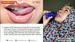 Cara Terbaik Konsumsi SOP SUBARASHI dan UTSUKUSHHII | Waktu Dan Takarannya