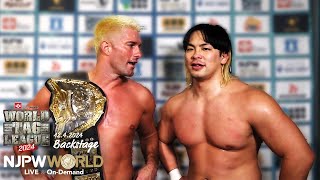 #njwtl 4th match Backstage (with Subtitles) 12/4/24｜WORLD TAG LEAGUE 2024 第4試合 Backstage