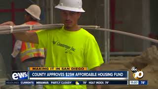 Making It in San Diego: County approves $25m affordable housing fund