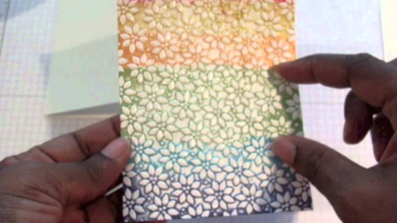 Embossing Folder Fun Youtube