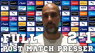 Chelsea 2-1 Man City - Pep Guardiola FULL Post Match Press Conference - Premier League