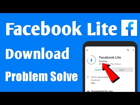 Facebook Lite no descarga Problema Resolver Play Store iPhone Instalación pendiente