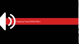 Snapping Twig SOUND Effect
