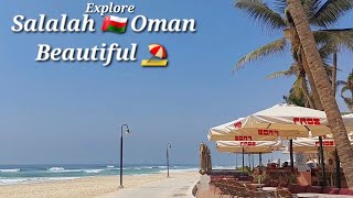 ⛱️ 😎 Salalah Oman | Explore Salalah Dhreez Beach  | oman salalah  @Traveltaags