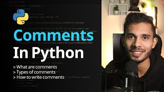 Comments In Python | Python For Beginners | Lecture 2