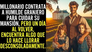 Un Millonario Contrató a un Granjero Humilde, y un Día, al Volver, Lloró al ver lo que Había Hecho..