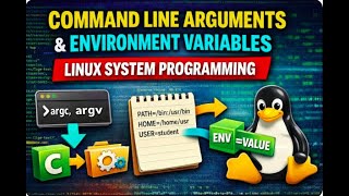 LEC 11 Command Line Arguments (argc, argv) Environment Variables | Linux System Programming