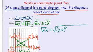 Rectangle Coordinate Proof 1