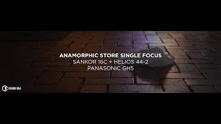 Anamorphic Store Single Focus + Sankor 16C + Helios 44-2 on GH5 test by Chung Dha