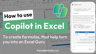 How to use Copilot in Excel - Splitting Columns has never been so easy