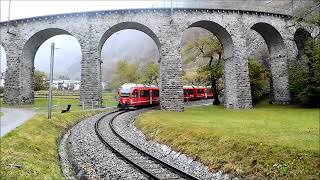 レーティッシュ鉄道ベルニナ線 ブルージオのループ橋