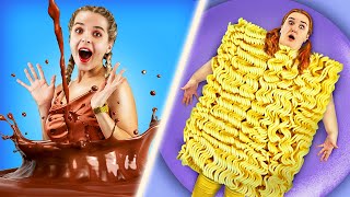Rich Food vs Broke Food Challenge!