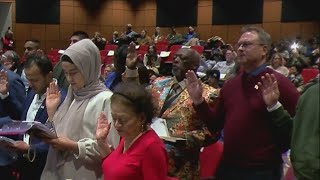 Toledo welcomes 40 new US citizens in naturalization ceremony