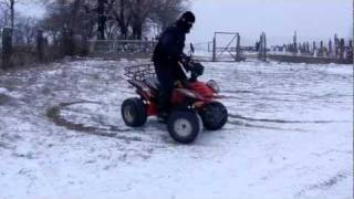 ATV Bashan 200cc ATV offroad drifting