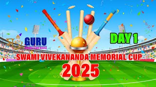 SWAMI VIVEKANANDA MEMORIAL CUP 2025 | LIVE CRICKET MATCH | DAY-1 | 12/01/2025