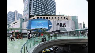 Siam Square Shopping And Market Bangkok Thailand 2020 4K สยามสแควร์