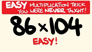 Easy Multiplication Trick For Big Numbers