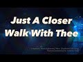 JUST A CLOSER WALK WITH THEE, piano accompaniment by Jewpeter Vidad