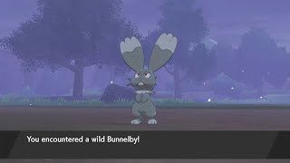 FULL ODDS SHINY BUNNELBY! (Pokemon Sword and Shield)