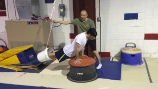 GYMNASTICS TUTORIALS - BUCKET CIRCLES FOR POMMEL HORSE /MUSHROOM - How To Learn Do a Circle Tutorial