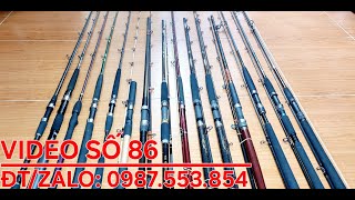 Cần Câu Nhật - Cần Câu Lure Shimano_Daiwa_Major Craft - Video Số 86 Ngày 22/11/2024