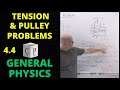 Tension Force and Pulley Problems | 4.4 Application of Newton's Laws of Motion | General Physics