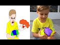 Diana Pretend Play Ice Cream Shop | Sam drawing meme